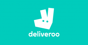 Image shows the deliveroo logo