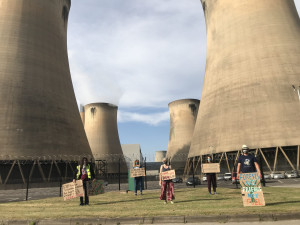 Protest at Drax, via Axe Drax